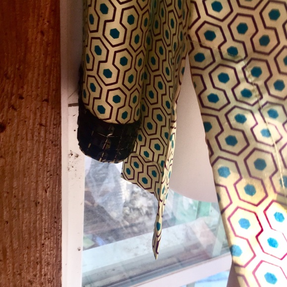 BLACK STUDED SILKY TUNIC - Picture 5 of 7